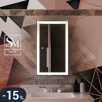 -15% на роскошные зеркала-шкафы Silver Mirrors