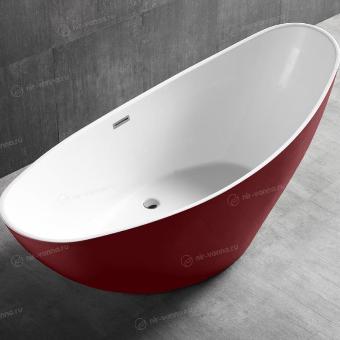 Красная акриловая ванна ABBER AB9233R 184х79 Красная акриловая ванна ABBER AB9233R 184х79