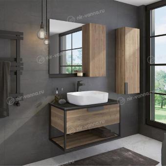 Комплект мебели Comforty Кельн 90 дуб темный со столешницей Комплект мебели Comforty Кельн 90 дуб темный со столешницей