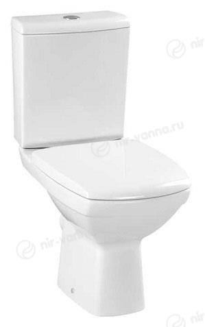 Унитаз-компакт Cersanit Carina Clean On 35*66 безободковый с крышкой-сиденьем микролифт