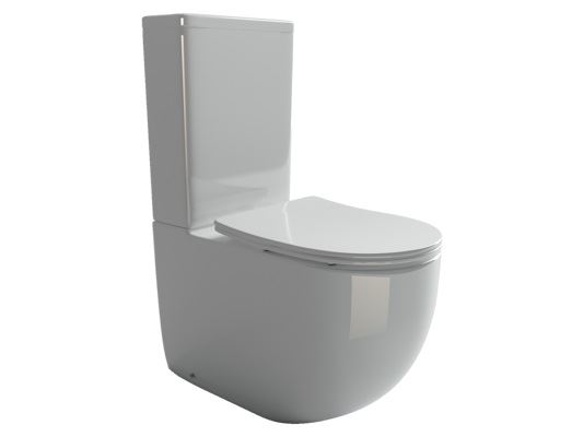 Унитаз-компакт Ceramicanova Metropol 38,5*62 безободковый с крышкой-сиденьем микролифт Slim