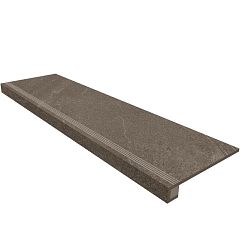 Ступень Estima Gabbro GB03 33*120 неполированная с подступенком 14,5*120