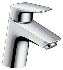 Смеситель Hansgrohe Logis 71070000 для раковины с донным клапаном хром