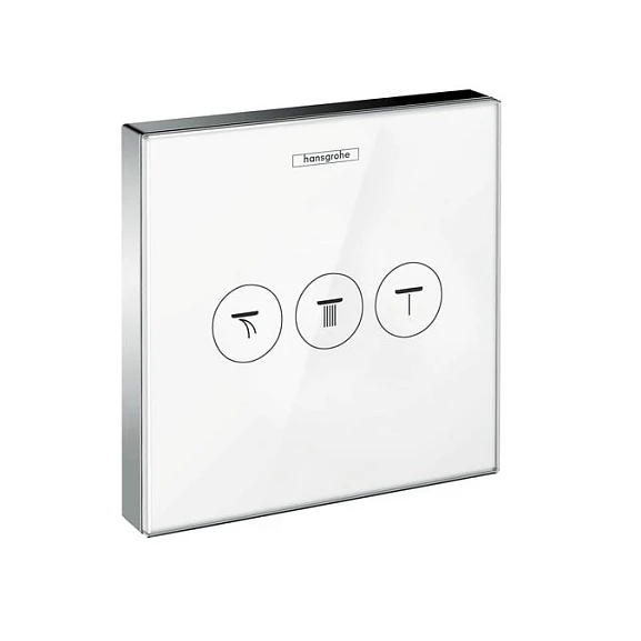 Внешняя часть для переключателя потоков Hansgrohe Shower Select белый