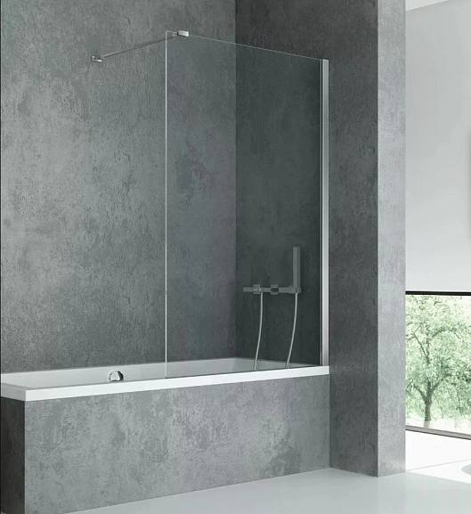 Душевая шторка на ванну New Trendy New Modus EXK-1917 70*150 L/R косой кронштейн