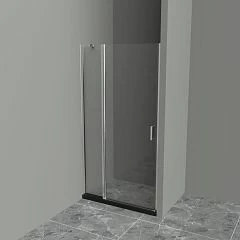 Душевая дверь в нишу BelBagno UNO-B-12-50+70-C-Cr 120*190 L/R без поддона