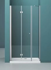 Душевая дверь в нишу BelBagno ALBANO-BS-13 100*210 L/R с поддоном 100*80*15