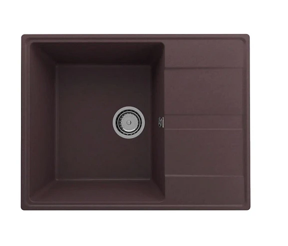 Кухонная мойка Ulgran Quartz Prima 650 65*50 (06, трюфель)