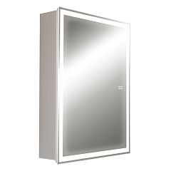 Зеркало-шкаф Silver Mirrors Киото-2 60 Flip сенсорный выключатель с Led-подсветкой и антизапотеванием L/R