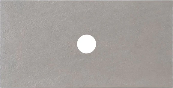 Столешница Allen Brau Reality 1.32024.G-S 90 серая структура (круглое/прямоугольное отверстие)