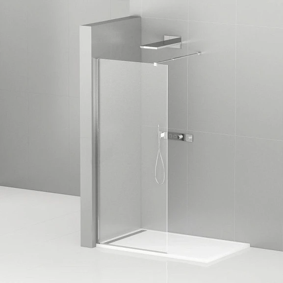 Душевая перегородка Cezares LIBERTA-L-1-100-C-Cr Walk-in 100*195 L/R с односторонним входом без поддона