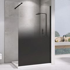 Душевая перегородка ABBER Immer Offen AG69121BD Walk-in 120*214 L/R с поддоном 120*90*14