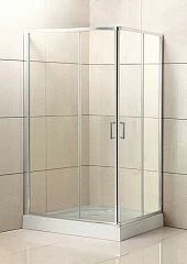 Душевой уголок BelBagno UNO-195-AH-2-100/80-C-Cr 100*80*198 L/R (с поддоном TRAY-AS-AH 100*80*3 белый матовый)