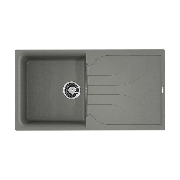 Кухонная мойка Omoikiri Yasugata 100*50 гранитная крошка Leningrad Grey с крылом