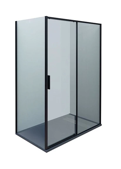 Душевой уголок Aquanet Pleasure Evo AE65-N100-BT 100*80*190 L/R черн.анод./прозр. Easy Clean без поддона
