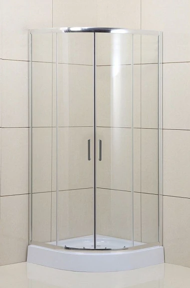 Душевой уголок BelBagno UNO-195-R-2-90-C-Cr 90*90*198 (с черным поддоном TRAY-AS-R-90-30-NERO