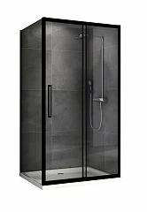 Душевой уголок ABBER Schwarzer Diamant AG30120BH-S60B 120*60*195 L/R без поддона