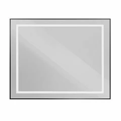 Зеркало BelBagno Kraft SPC-KRAFT-1000-800-SENS-NERO 100*80 черное с Led-подсветкой