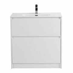 Тумба с раковиной BelBagno Kraft 39 80 напольная Bianco Opaco (раковина BB800/390ETL)