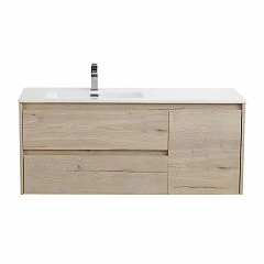 Тумба с раковиной BelBagno Kraft 100 Rovere Galifax Bianco L