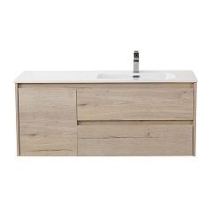 Тумба с раковиной BelBagno Kraft 100 Rovere Galifax Bianco R