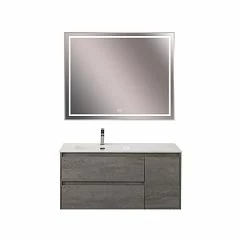 Комплект мебели BelBagno Kraft 100 Cemento Grigio L