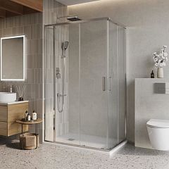 Душевой уголок BelBagno Luce LUCE-AH-21-140/90-C-Cr 140*90*195 без поддона