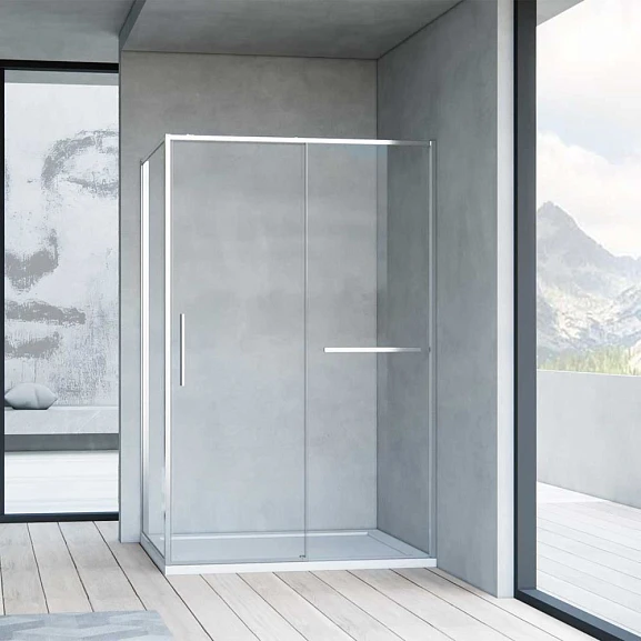 Душевой уголок Vincea Slim Soft 110*90*200 с доводчиком L/R без поддона