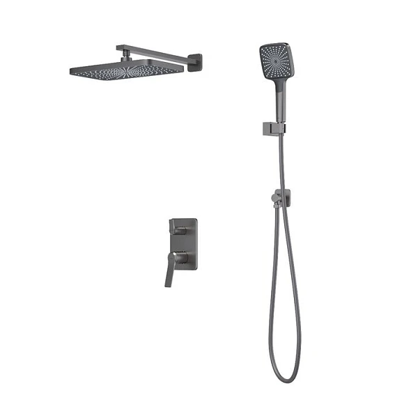 Душевой комплект Iddis Parker PARGM02i67 скрытый монтаж графит матовый