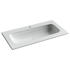 Встраиваемая раковина Ceramicanova Grace 91*45,7 с отверстием под смеситель белый глянец