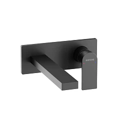 Смеситель Sancos Studio SC9017MB для раковины скрытый монтаж черный матовый Смеситель Sancos Studio SC9017MB для раковины скрытый монтаж черный матовый