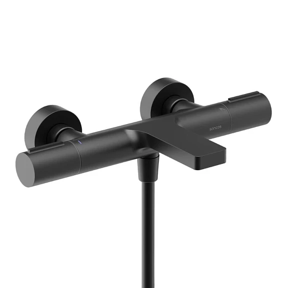 Термостат Sancos Etna SC9006MB для ванны и душа черный матовый