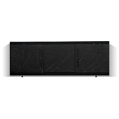 Фронтальная панель Alavann Alt Black 160 раздвижная (купе) черный мрамор