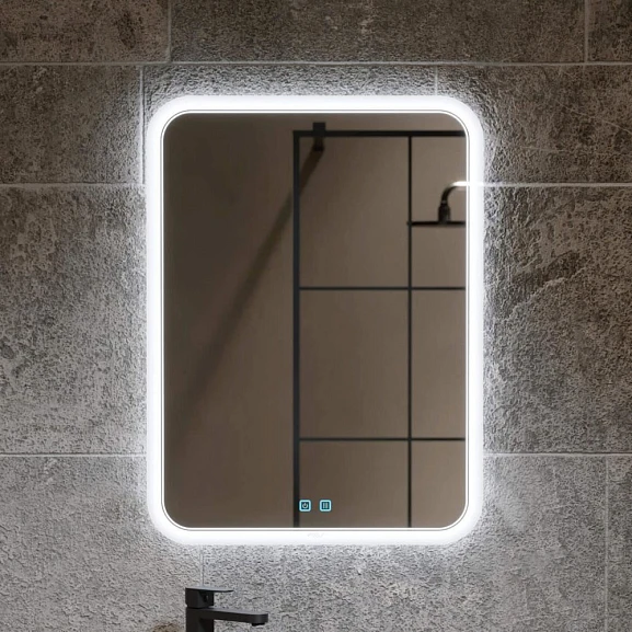 Зеркало Alavann Anna 50 с подсветкой и функцией антизапотевания