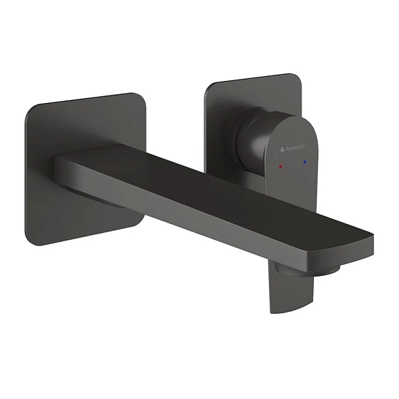 Смеситель Aqueduto Linha LIN0445 для раковины скрытый монтаж оружейная сталь