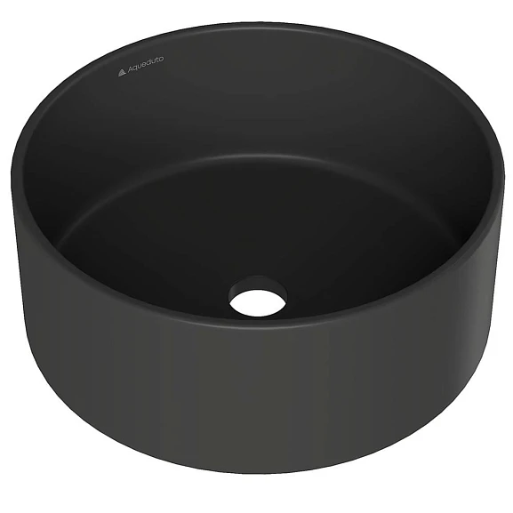 Накладная раковина Aqueduto Espiral ESP0140 40*40 черная матовая