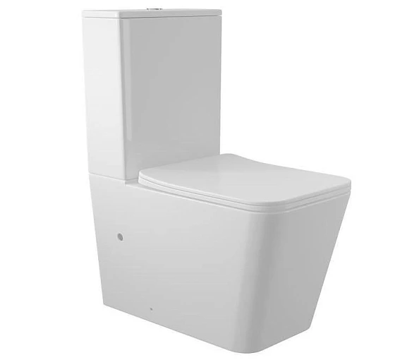 Унитаз-компакт Aqueduto Macio 36,5*61 Tornado безободковый с крышкой-сиденьем микролифт