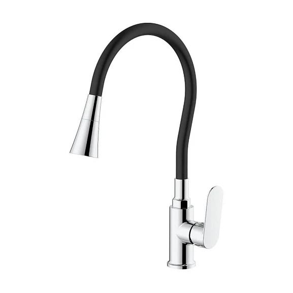 Смеситель Splenka S41.43 для кухни с гибким изливом хром