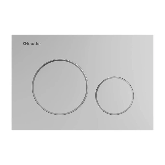 Клавиша смыва Knotlor Sphere Premium BIS104WYC белая матовая/хром