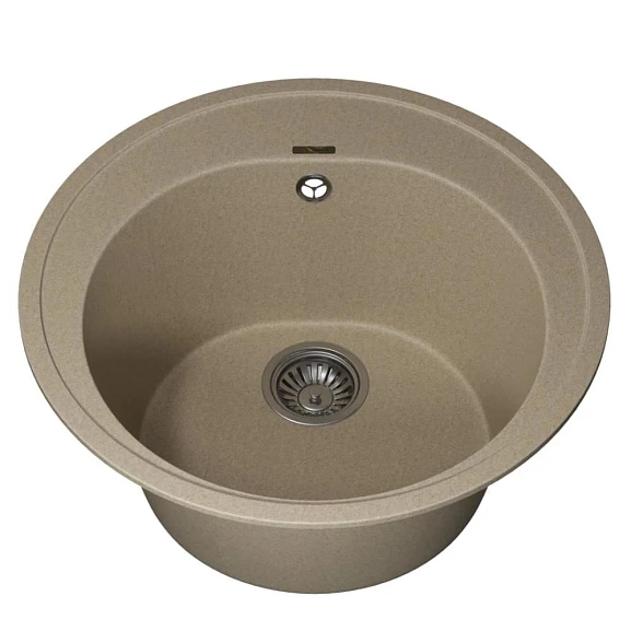 Кухонная мойка Uperwood Quartz UPD-01 51х51 бежевая матовая