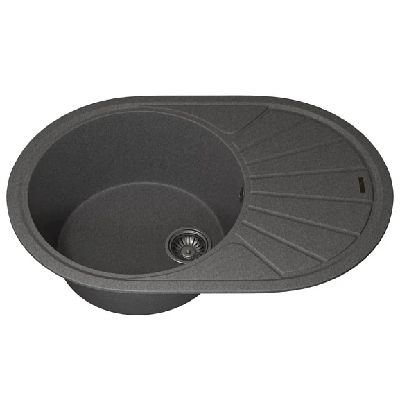 Кухонная мойка Uperwood Quartz UPD-02 76х51 серая матовая