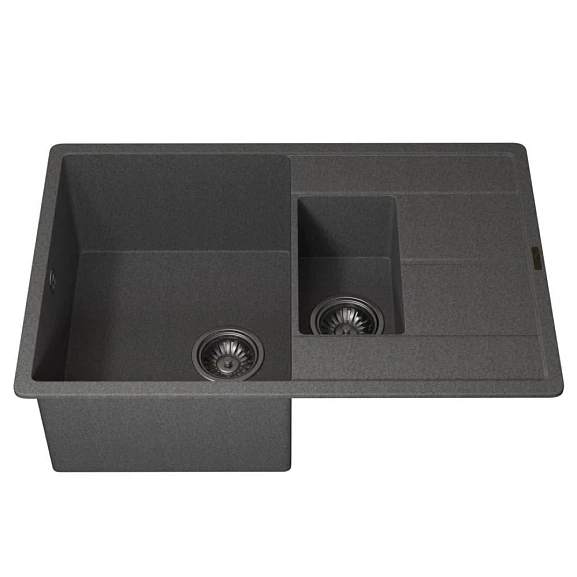 Кухонная мойка Uperwood Quartz UPD-05 78х51 серая матовая