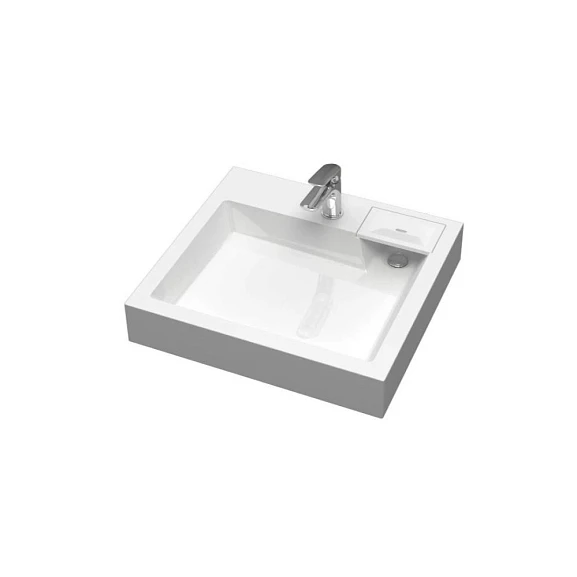 Раковина Uperwood Vission 60*55 для установки над стиральной машиной с кронштейнами