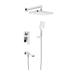 Душевой комплект Raglo R01.27 с изливом скрытый монтаж хром Душевой комплект Raglo R01.27 с изливом скрытый монтаж хром