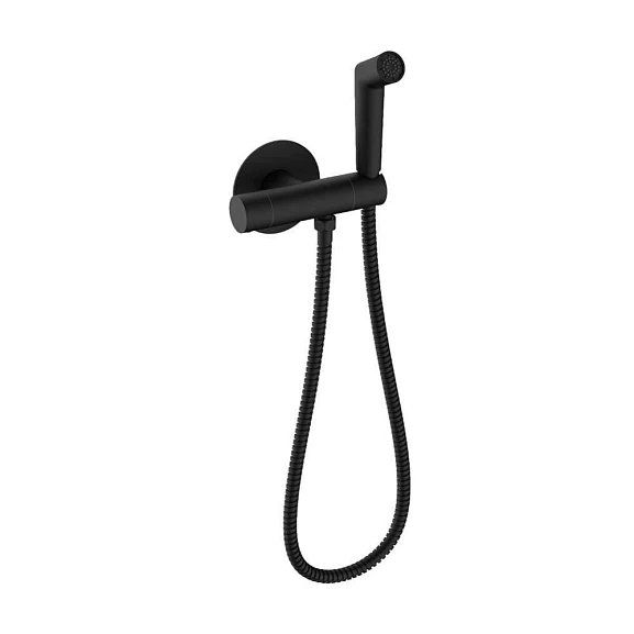 Гигиенический душ с термостатом Raglo R23.56.06 скрытый монтаж черный матовый