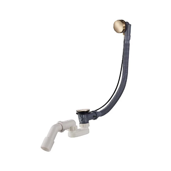 Слив-перелив Raglo R600.30.03 70см полуавтомат золотой сатин