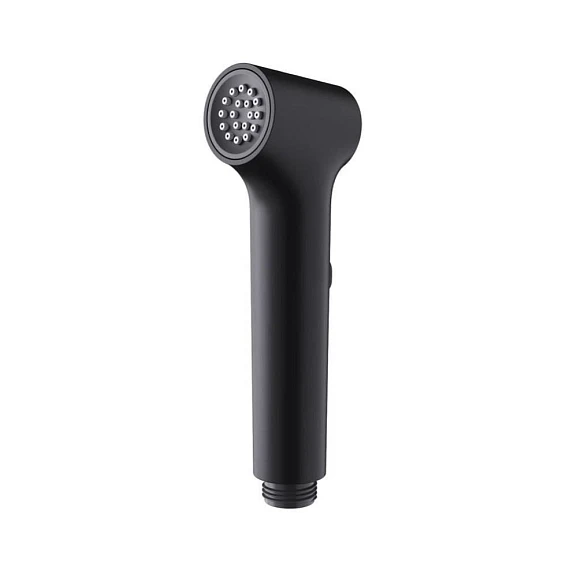 Гигиеническая лейка Raglo R460.05.06 с клавишей регулировки воды черная матовая