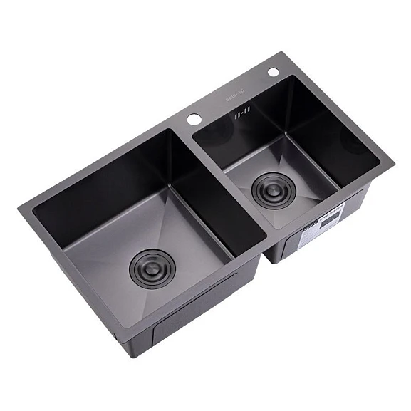 Кухонная мойка Splenka S706.7843.09 78*43 графит