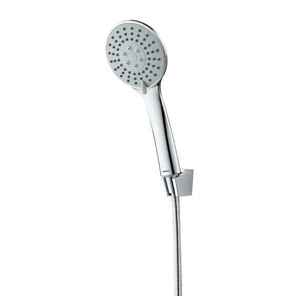 Душевая лейка Milardo Essential 3303F10M16 3 режима с держателем и шлангом хром