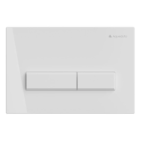 Клавиша смыва Aqueduto Retangulo RET0110 белый глянец